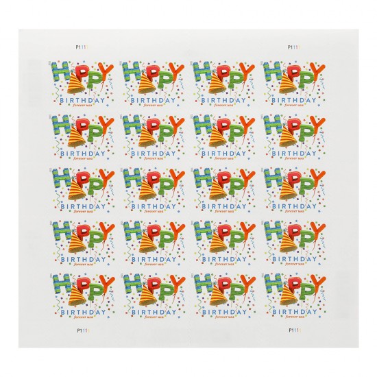 US 2021 Happy Birthday Stamps Forever US 2021 Happy Birthday Stamps Forever
