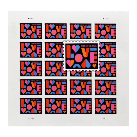 US 2021 Love Forever Stamps Wedding US 2021 Love Forever Stamps Wedding