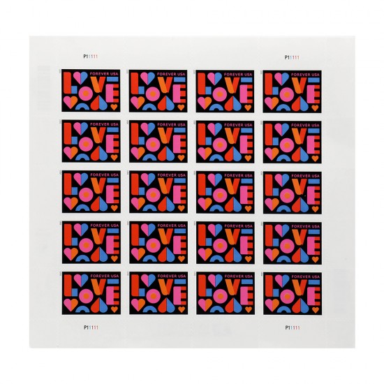 US 2021 Love Forever Stamps Wedding US 2021 Love Forever Stamps Wedding
