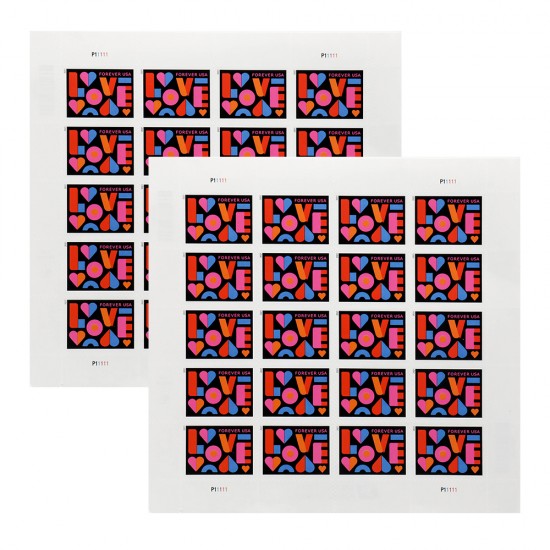 US 2021 Love Forever Stamps Wedding US 2021 Love Forever Stamps Wedding