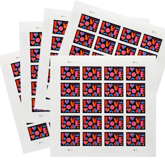US 2021 Love Forever Stamps Wedding US 2021 Love Forever Stamps Wedding